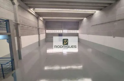 Galpão para alugar, 905 m² por r$ 28.000,00/mês - jardim portinari - diadema/sp
