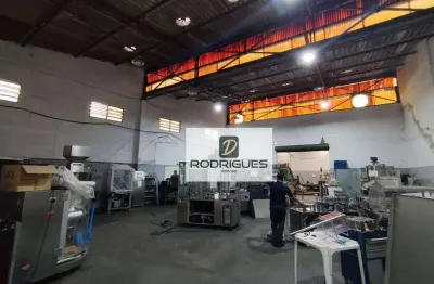 Galpão para alugar, 600 m² por r$ 13.127,02/mês - conceição - diadema/sp