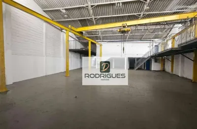 Galpão para alugar, 780 m² por r$ 20.000/mês - vila conceição - diadema/sp