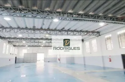 Galpão para alugar, 1372 m² por r$ 30.000,00/mês - jardim ruyce - diadema/sp