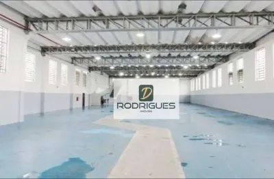 Galpão para alugar, 1372 m² por r$ 30.000,00/mês - jardim ruyce - diadema/sp