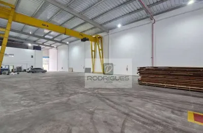 Galpão para alugar, 1544 m² por r$ 43.232,00/mês - planalto - são bernardo do campo/sp