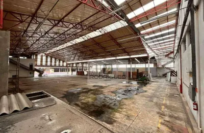 Galpão para alugar, 9200 m² por r$ 250.000/mês - jardim ana maria - santo andré/sp