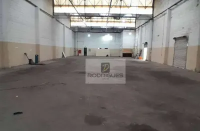 Galpão para alugar, 1750 m² por r$ 42.000,00/mês - campanário - diadema/sp