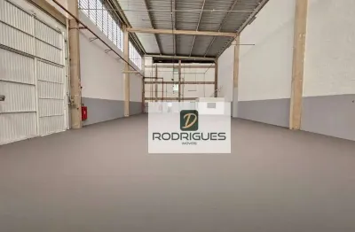 Galpão para alugar, 800 m² por r$ 25.000,00/mês - paulicéia - são bernardo do campo/sp