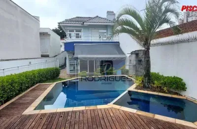 Sobrado com 4 dormitórios, 650 m² - venda por r$ 4.700.000,00 ou aluguel por r$ 22.500,00/mês - bosque da saúde - são paulo/sp