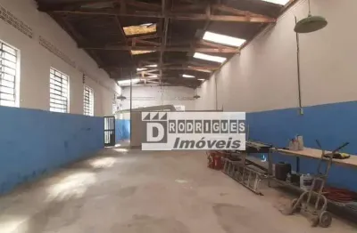 Galpão para alugar, 430 m² por r$ 6.500/mês - jardim canhema - diadema/sp