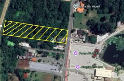 Terreno à venda na avenida rodesindo pavan, 16776, praia do estaleiro, balneário camboriú, 26400 m2 por r$ 6.500.000