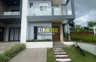 Sobrado com 3 dormitórios para alugar, 152 m² por r$ 7.997,00/mês - primavera - gravataí/rs