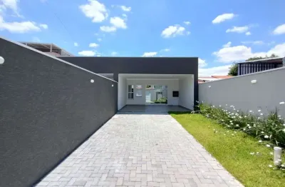 Linda casa com 3 quartos e amplo espaco com jardim e churrasqueira a venda em sao jose dos pinhais