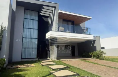 Sobrado de alto padrão com 3 suites disponivel para locação - condominio safira