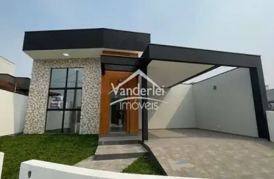 Casa com 03 quartos, sendo 01 suíte no bairro bela vista em palhoça - sc