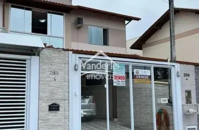 Sobrado com 02 quartos, sendo 01 suíte no bairro aririu em palhoça - sc