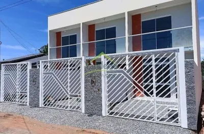Sobrados de 62m² com 2 quartos na passagem do maciambu próximo as melhores praias de palhoça - sc