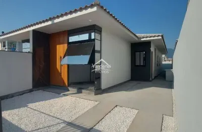 Casa geminada 03 dormitórios sendo uma suíte no bairro nova palhoça em palhoça - sc