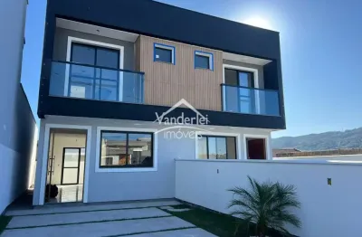 Sobrado no lot vale verde com 02 quartos, sendo 02 suites no bairro bela vista em palhoça -sc
