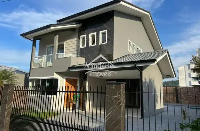 Casa duplex  com 03 quartos, sendo 01 suíte no bairro são sebastião em palhoça - sc
