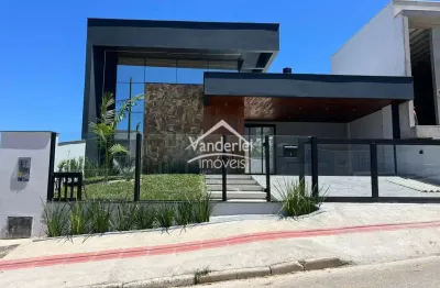 Casa alto padrão no loteamento green village no bairro são sebastião em palhoça - sc