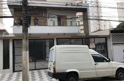 Sobrado novo  em condominio - vila guilhermina - praia grande
