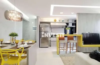 Apartamento com 3 dormitórios à venda, 74 m² por r$ 541.000,00 - vila rosa - goiânia/go