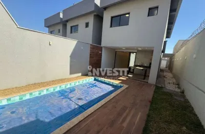 Casa em condomínio fechado com 3 quartos para alugar na Rua João Garcia Rosa, Jardim Brasil, Goiânia