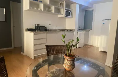 Alugo apartamento mobiliado 02 quartos, sacada com churrasqueira - bairro centro