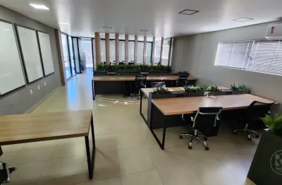 Sala comercial mobiliada à locação – pronta para receber seu negócio em grande estilo!