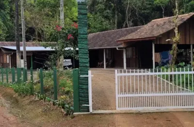 Lindo sítio com riacho a venda semi mobiliado em benedito novo - sc