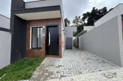 Casa com 3 quartos à venda na rua antônio zaramella, colônia rio grande, são josé dos pinhais, 69 m2 por r$ 489.000
