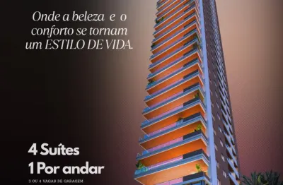 Uma cobertura que redefine o conceito de luxo em Belém.  Com impressionantes 446,21m² em formato duplex, a Cobertura do Âmbar é uma verdadeira mansão suspensa, feita para quem busca espaço, privacidad