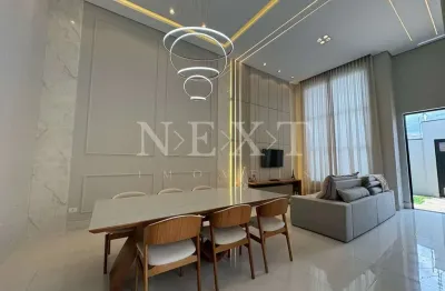 Casa alto padrão com piscina, espaço gourmet, suíte com closet em santa barbara d´oeste.