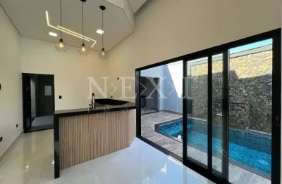 Casa nova à venda com 03 dormitórios sendo 01 suíte, no parque universitário em americana-sp