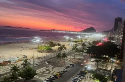 Oportunidade. av atlântica leme/copacabana apto com 12m de frente para o mar!!!