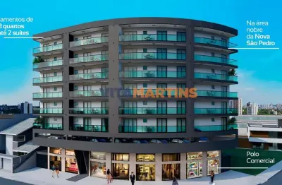 Apartamento com 3 quartos (2 suítes) à venda, 99m² por r$ 507.719,58 - centro - são pedro da aldeia/rj