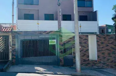 Cobertura com 2 dormitórios à venda, 80 m² por r$ 399.000,00 - jardim alvorada - santo andré/sp