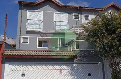 Sobrado à venda, 107 m² por r$ 580.000,00 - vila cecília maria - santo andré/sp