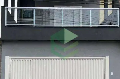 Sobrado com 3 dormitórios à venda, 180 m² por r$ 750.000,00 - jardim do estádio - santo andré/sp