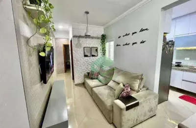 Cobertura com 2 dormitórios à venda, 128 m² por r$ 580.000 - vila scarpelli - santo andré/sp