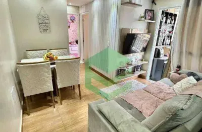 Apartamento com 2 dormitórios à venda, 43 m² por r$ 340.000 - parque selectamontanhão - são bernardo do campo/sp