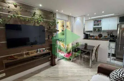 Apartamento com 2 dormitórios à venda, 48 m² por r$ 399.000 - planalto - são bernardo do campo/sp