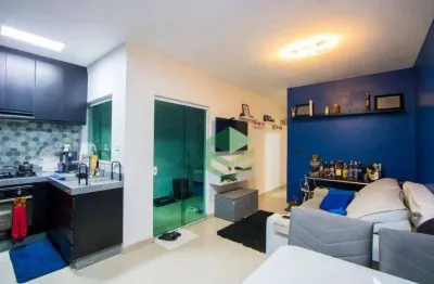 Apartamento com 2 dormitórios à venda, 57 m² por r$ 375.000 - vila pires - santo andré/sp