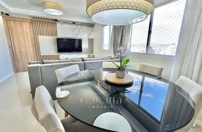 Apartamento semi-mobiliado com suíte e vista mar em barreiros – são josé/sc