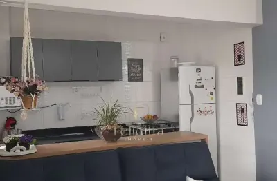 Apartamento com 01 dormitório, 100 % mobiliado, no bairro kobrasol em são josé/sc