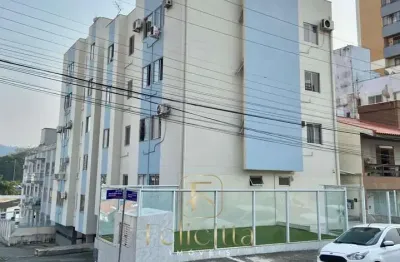 Apartamento com 02 dormitórios no bairro barreiros em são josé/sc