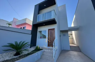 Casa sobrado com 02 dormitórios 02 suítes em potecas, são josé/sc