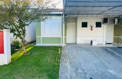 Casa geminada com 02 dormitórios 01 suite no bairro bela vista em palhoça/sc