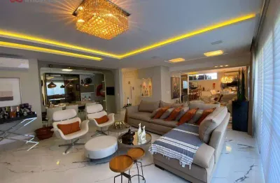 Apartamento com 3 dormitórios à venda, 327 m² por r$ 6.800.000,00 - itacorubi - florianópolis/sc