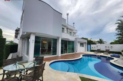 Casa com 4 dormitórios à venda, 469 m² por r$ 7.500.000,00 - jurerê internacional - florianópolis/sc