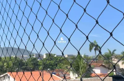 Apartamento na praia de enseada, 3 dormitórios, 3 suítes