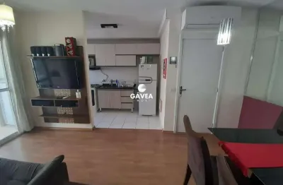 Apartamento mobiliado lazer completo de 2 dormitórios sendo 1 suíte em santos